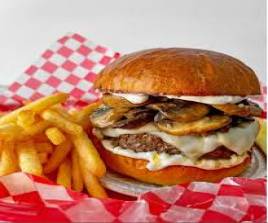MUSHROOM BURGER MEAL